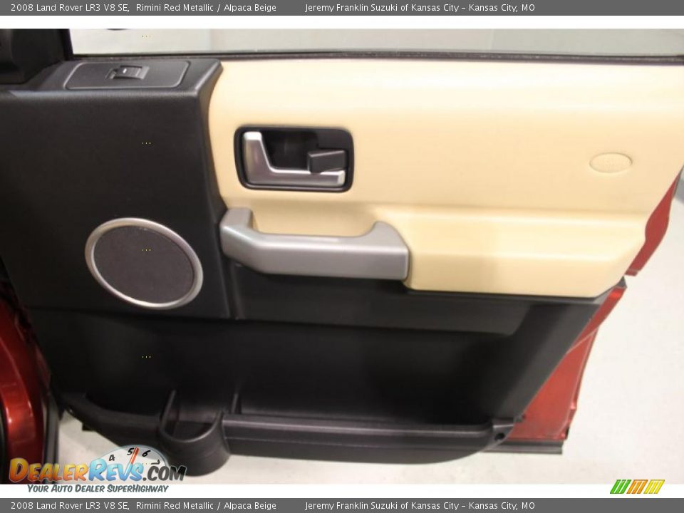2008 Land Rover LR3 V8 SE Rimini Red Metallic / Alpaca Beige Photo #10