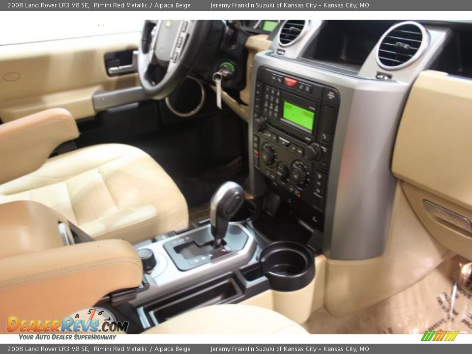 2008 Land Rover LR3 V8 SE Rimini Red Metallic / Alpaca Beige Photo #12