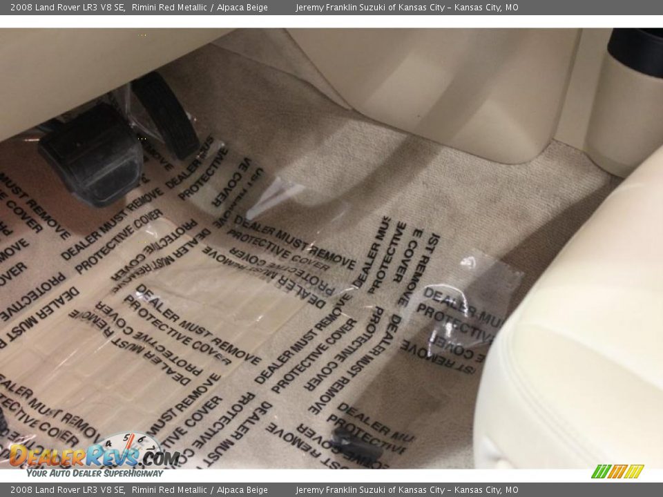 2008 Land Rover LR3 V8 SE Rimini Red Metallic / Alpaca Beige Photo #14