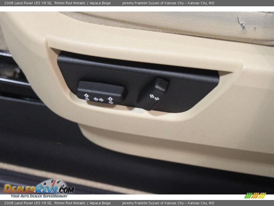 2008 Land Rover LR3 V8 SE Rimini Red Metallic / Alpaca Beige Photo #15