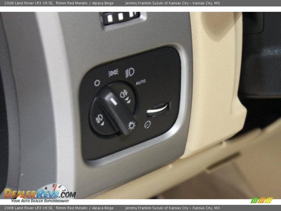 2008 Land Rover LR3 V8 SE Rimini Red Metallic / Alpaca Beige Photo #16