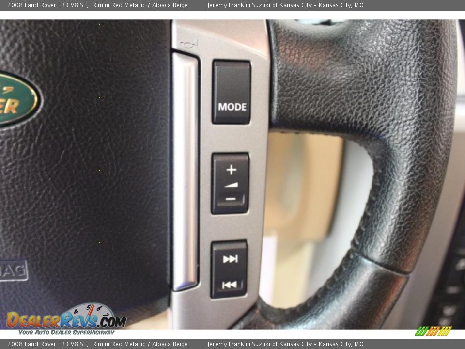 2008 Land Rover LR3 V8 SE Rimini Red Metallic / Alpaca Beige Photo #21