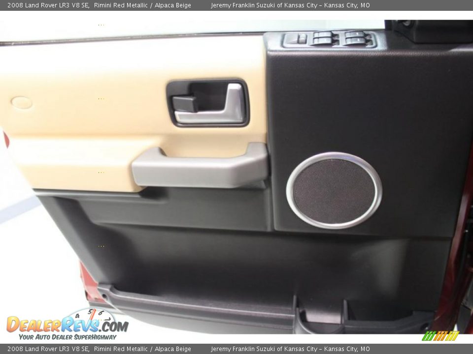 2008 Land Rover LR3 V8 SE Rimini Red Metallic / Alpaca Beige Photo #28