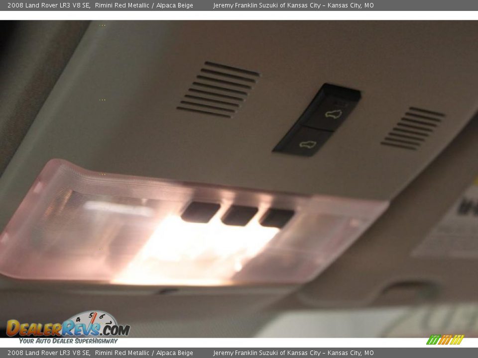 2008 Land Rover LR3 V8 SE Rimini Red Metallic / Alpaca Beige Photo #31