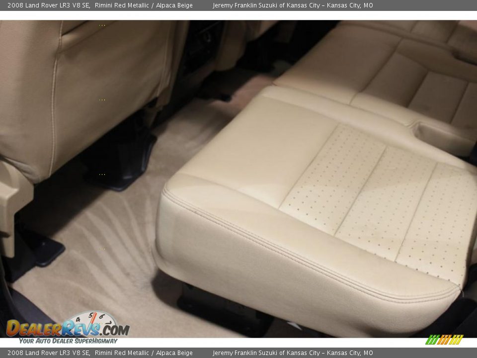 2008 Land Rover LR3 V8 SE Rimini Red Metallic / Alpaca Beige Photo #32