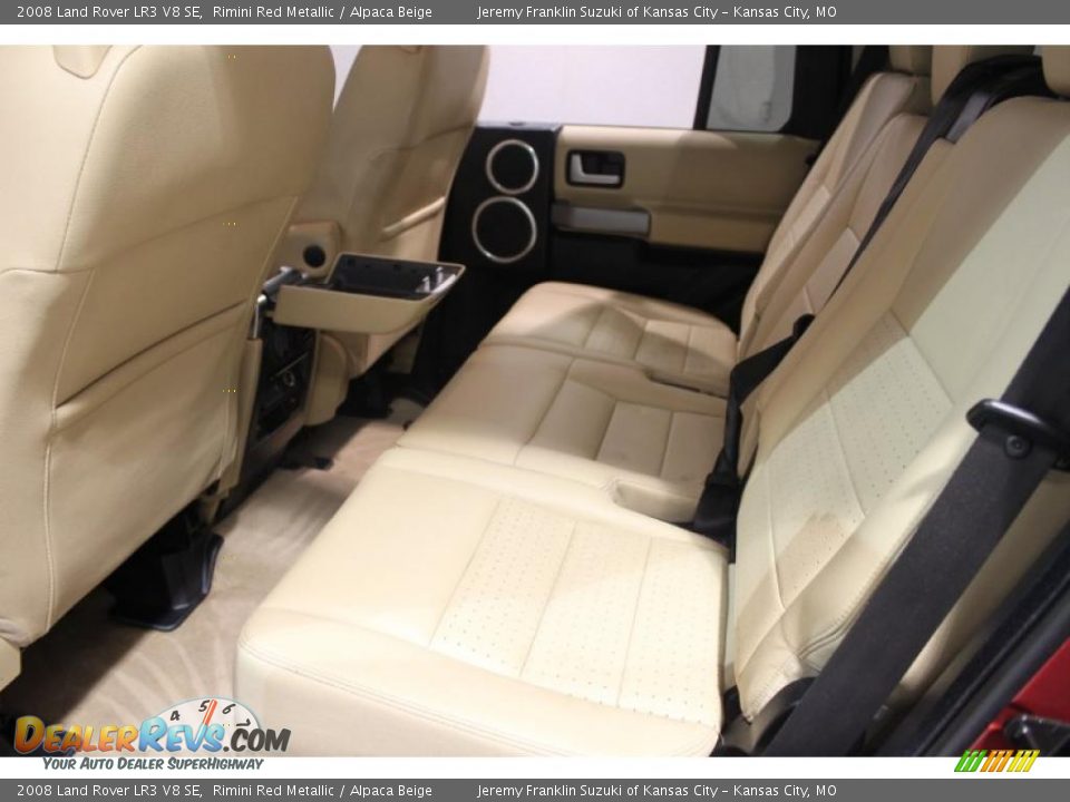 2008 Land Rover LR3 V8 SE Rimini Red Metallic / Alpaca Beige Photo #33
