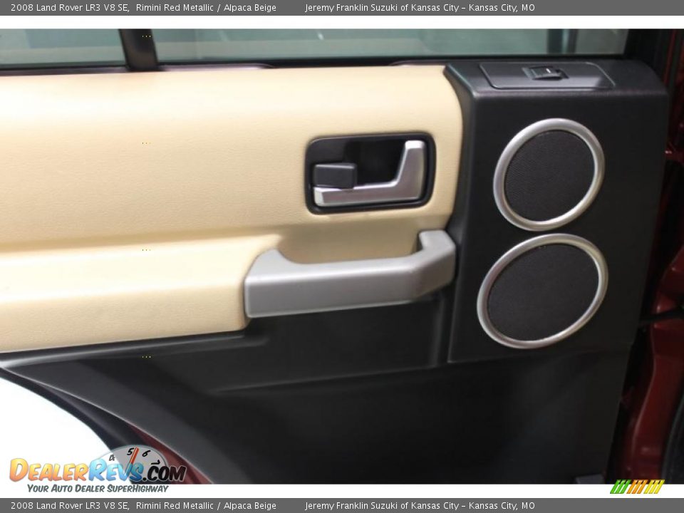 2008 Land Rover LR3 V8 SE Rimini Red Metallic / Alpaca Beige Photo #34