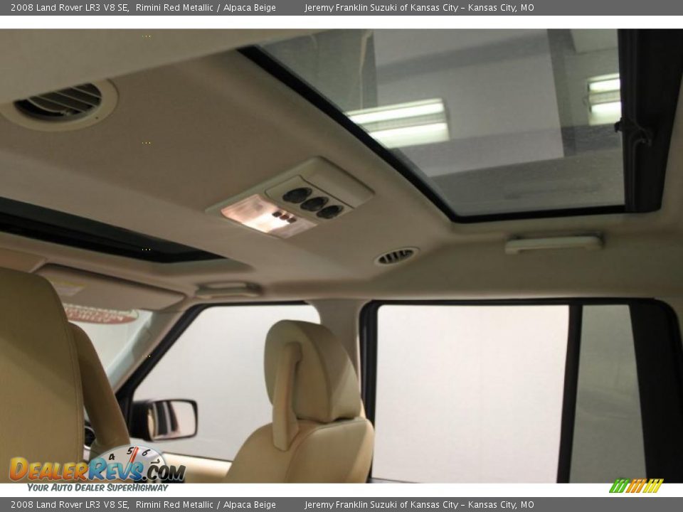 2008 Land Rover LR3 V8 SE Rimini Red Metallic / Alpaca Beige Photo #36