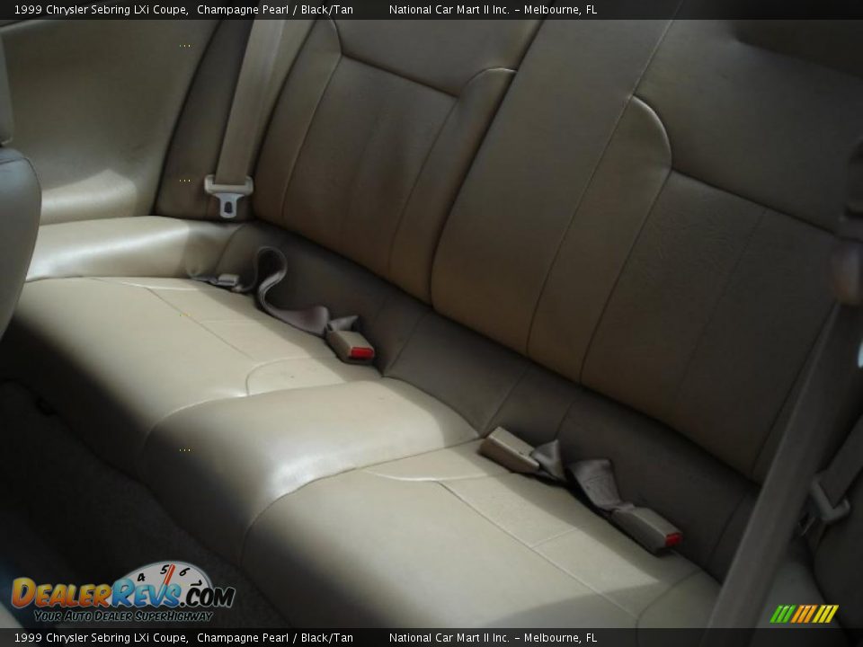 1999 Chrysler Sebring LXi Coupe Champagne Pearl / Black/Tan Photo #5