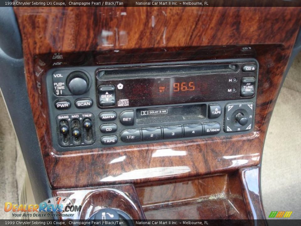 1999 Chrysler Sebring LXi Coupe Champagne Pearl / Black/Tan Photo #8