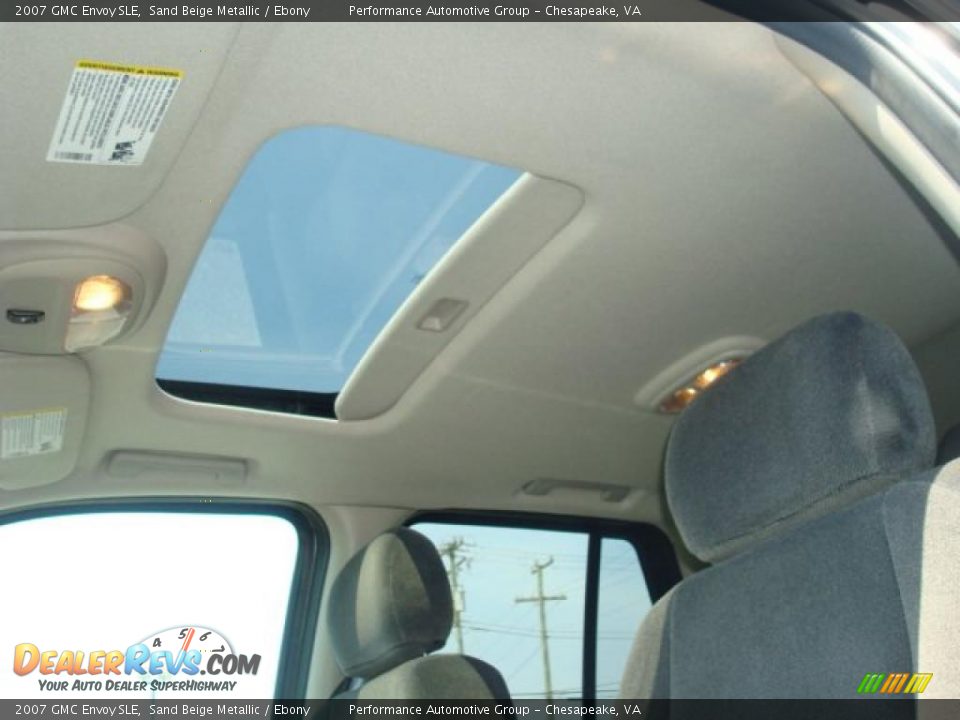 2007 GMC Envoy SLE Sand Beige Metallic / Ebony Photo #16