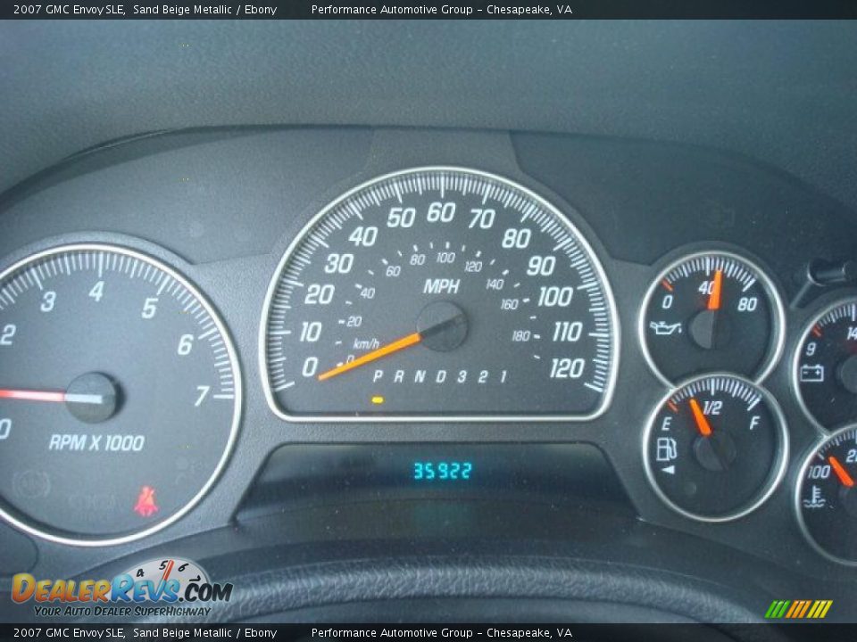 2007 GMC Envoy SLE Sand Beige Metallic / Ebony Photo #20