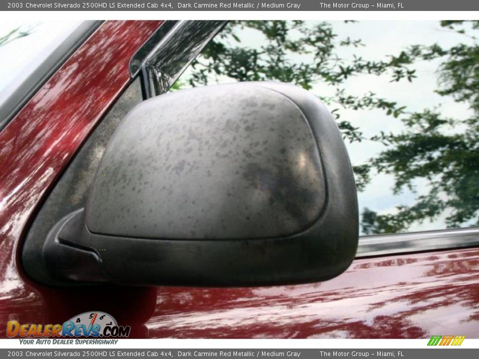 2003 Chevrolet Silverado 2500HD LS Extended Cab 4x4 Dark Carmine Red Metallic / Medium Gray Photo #24