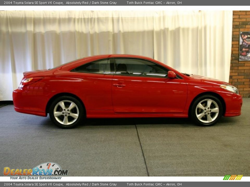 2004 Toyota Solara SE Sport V6 Coupe Absolutely Red / Dark Stone Gray Photo #2