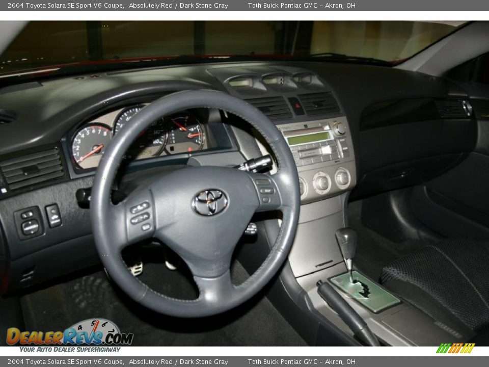 2004 Toyota Solara SE Sport V6 Coupe Absolutely Red / Dark Stone Gray Photo #8