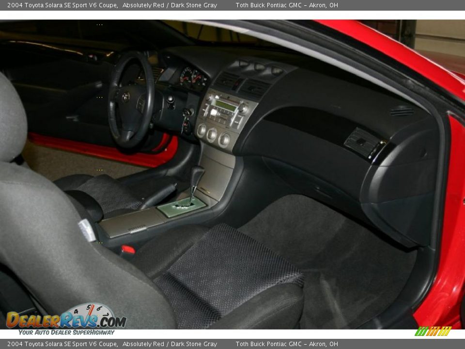 2004 Toyota Solara SE Sport V6 Coupe Absolutely Red / Dark Stone Gray Photo #17