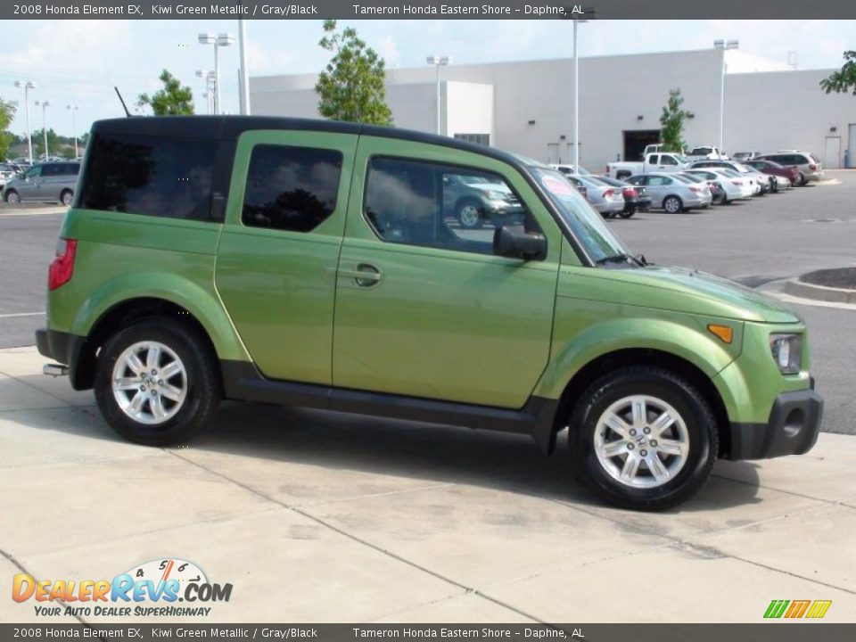 2008 Honda Element EX Kiwi Green Metallic / Gray/Black Photo #4