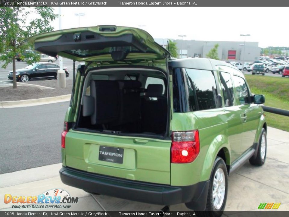 2008 Honda Element EX Kiwi Green Metallic / Gray/Black Photo #16