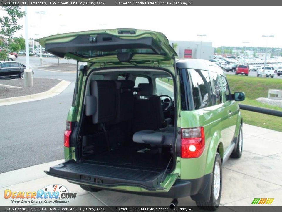 2008 Honda Element EX Kiwi Green Metallic / Gray/Black Photo #17