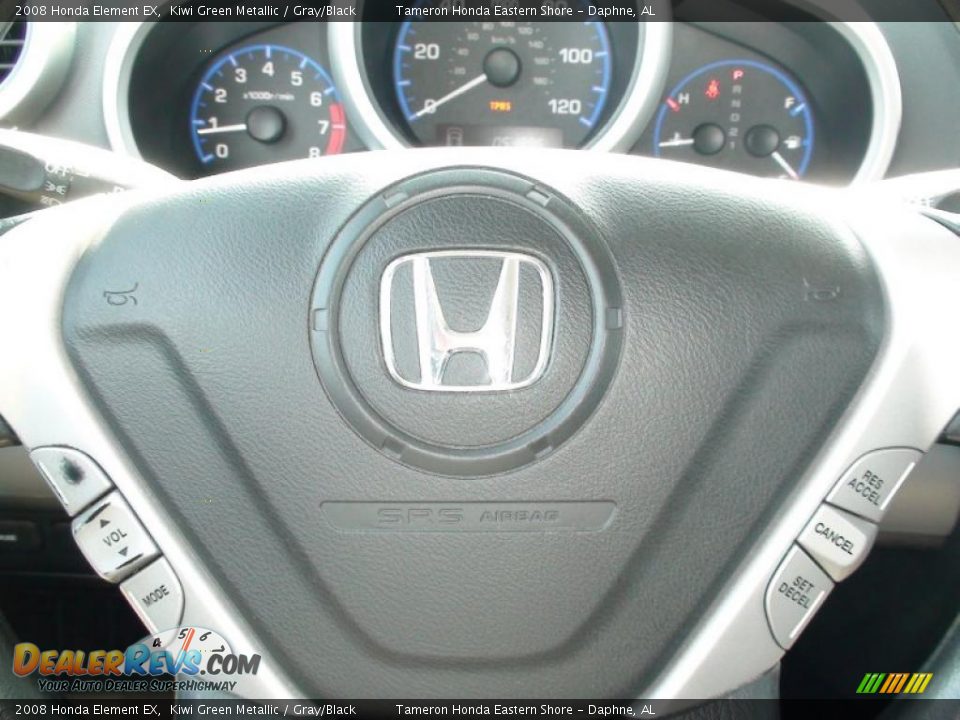 2008 Honda Element EX Kiwi Green Metallic / Gray/Black Photo #22