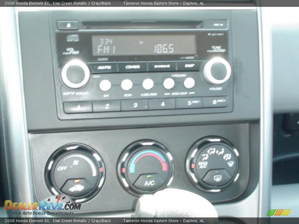 2008 Honda Element EX Kiwi Green Metallic / Gray/Black Photo #25