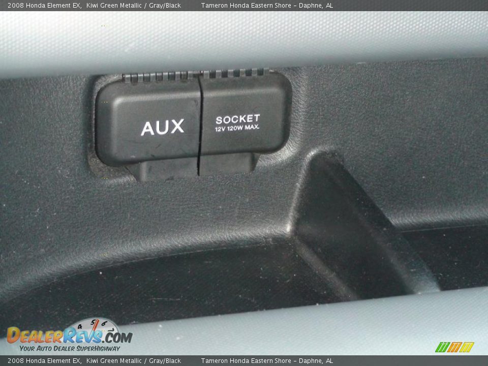 2008 Honda Element EX Kiwi Green Metallic / Gray/Black Photo #26