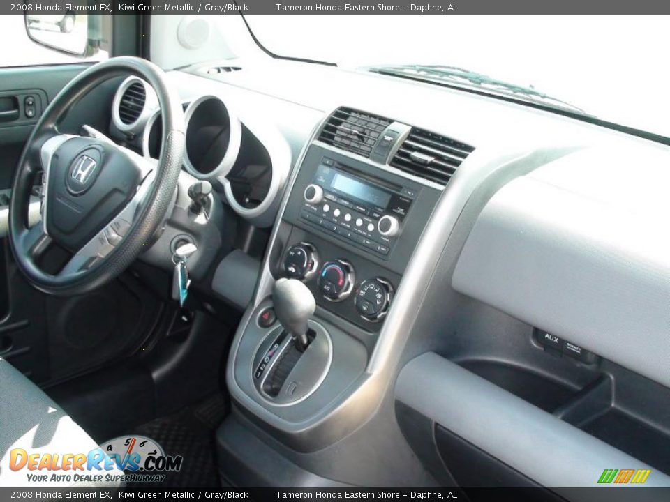 2008 Honda Element EX Kiwi Green Metallic / Gray/Black Photo #27