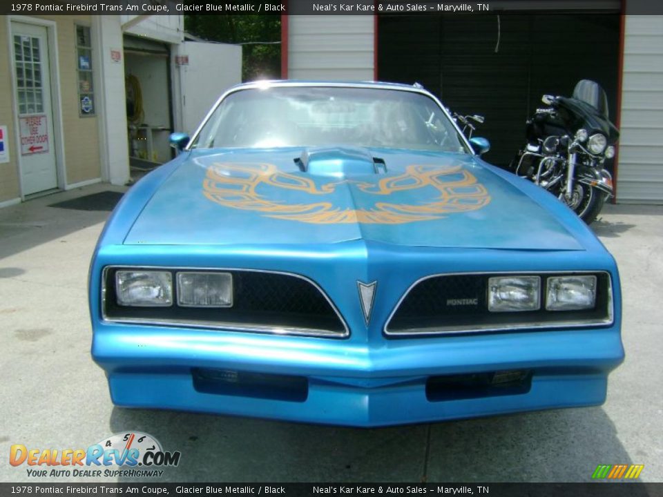 1978 Pontiac Firebird Trans Am Coupe Glacier Blue Metallic / Black Photo #4