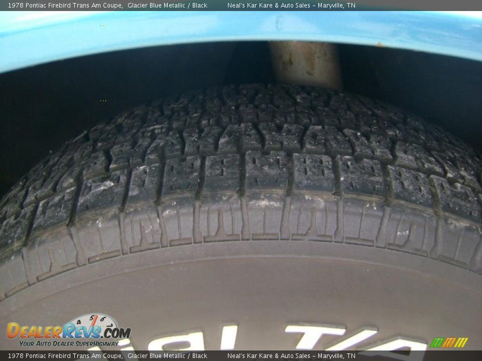 1978 Pontiac Firebird Trans Am Coupe Glacier Blue Metallic / Black Photo #13