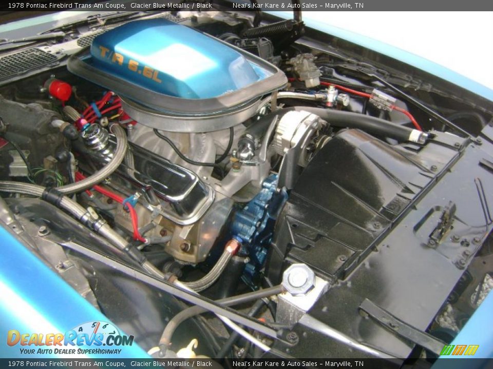 1978 Pontiac Firebird Trans Am Coupe 6.6 Liter OHV 16-Valve V8 Engine Photo #17