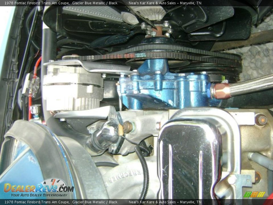 1978 Pontiac Firebird Trans Am Coupe Glacier Blue Metallic / Black Photo #24