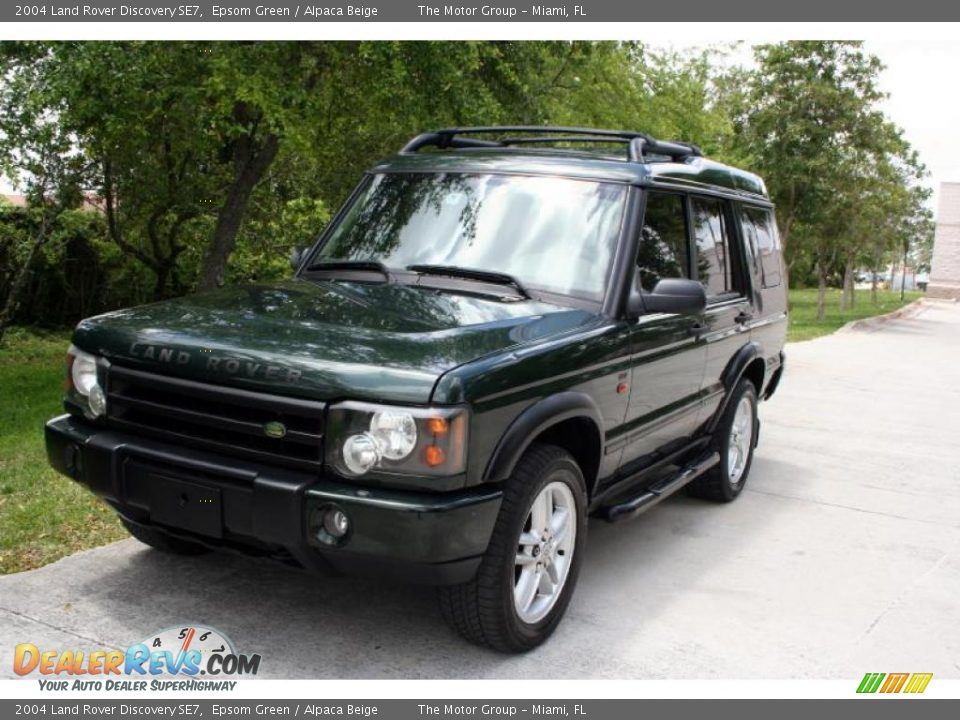 2004 Land Rover Discovery SE7 Epsom Green / Alpaca Beige Photo #1