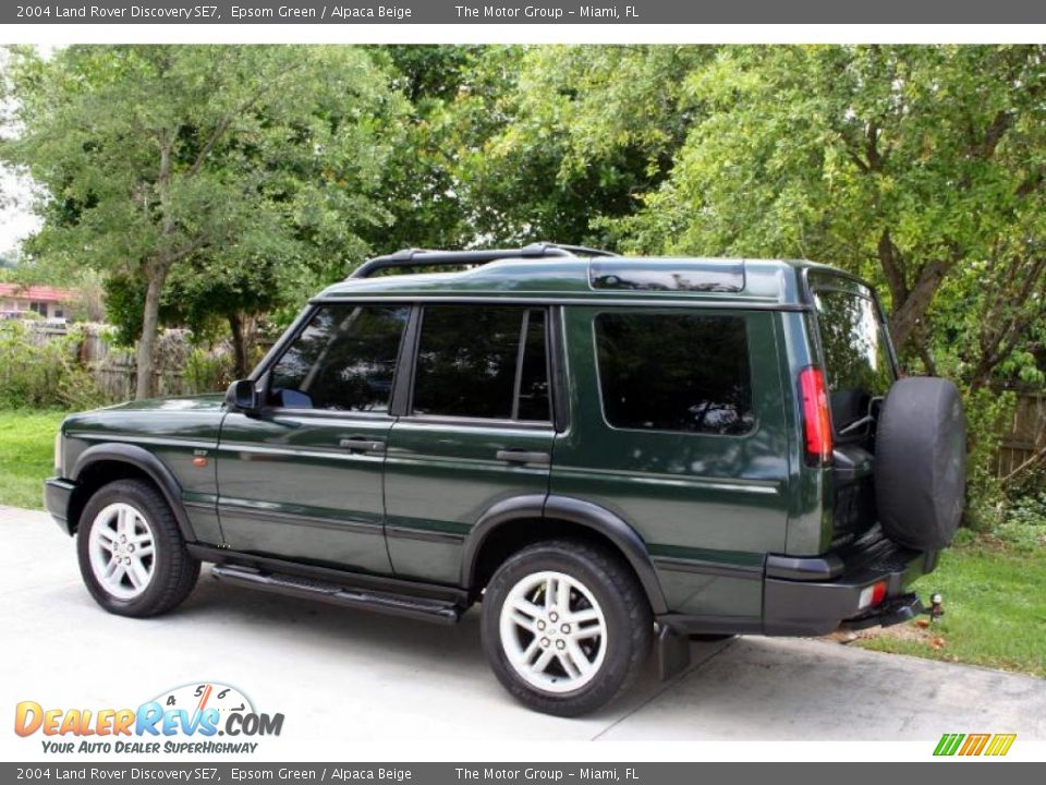 2004 Land Rover Discovery SE7 Epsom Green / Alpaca Beige Photo #4