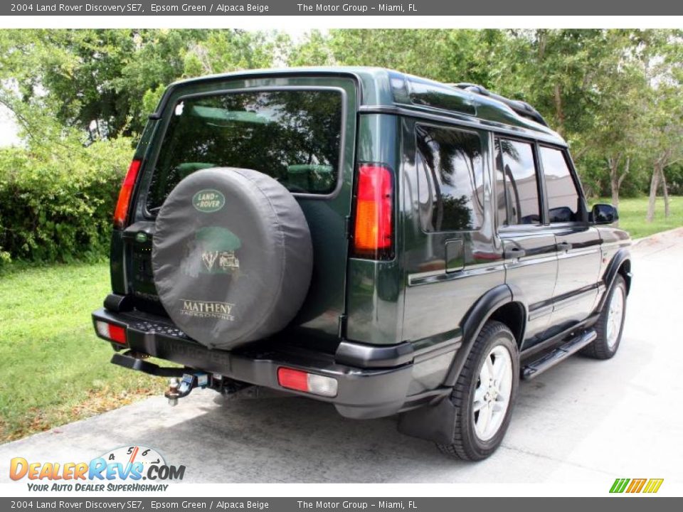 2004 Land Rover Discovery SE7 Epsom Green / Alpaca Beige Photo #8