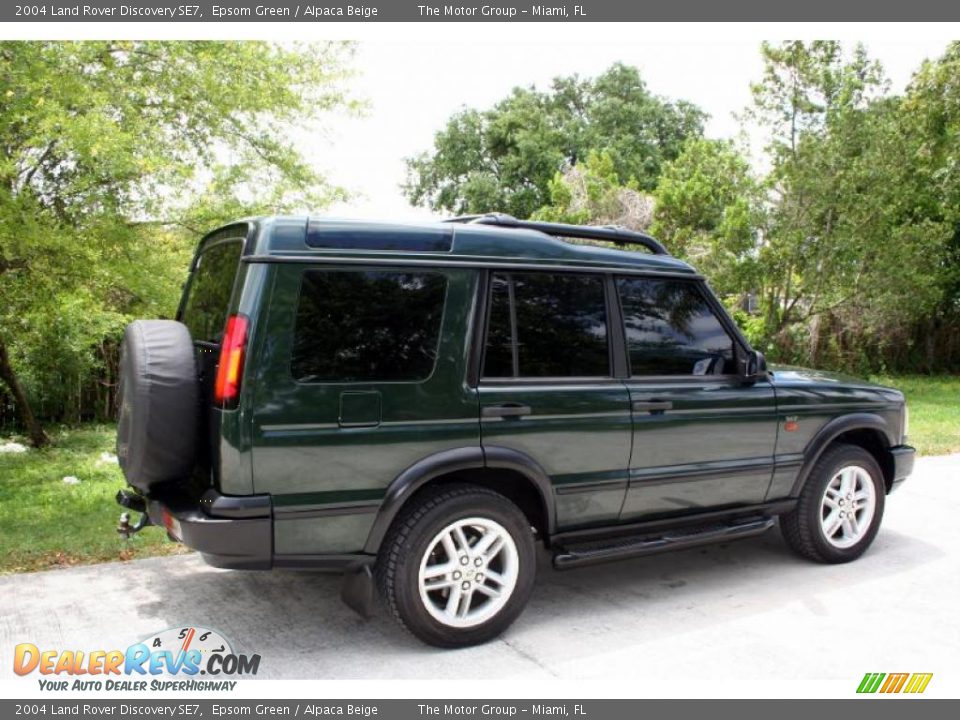 2004 Land Rover Discovery SE7 Epsom Green / Alpaca Beige Photo #9