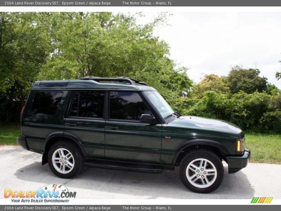 2004 Land Rover Discovery SE7 Epsom Green / Alpaca Beige Photo #11