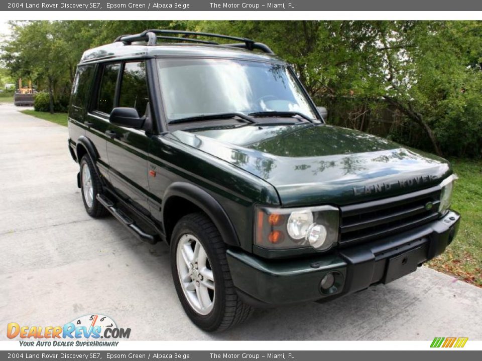 2004 Land Rover Discovery SE7 Epsom Green / Alpaca Beige Photo #15