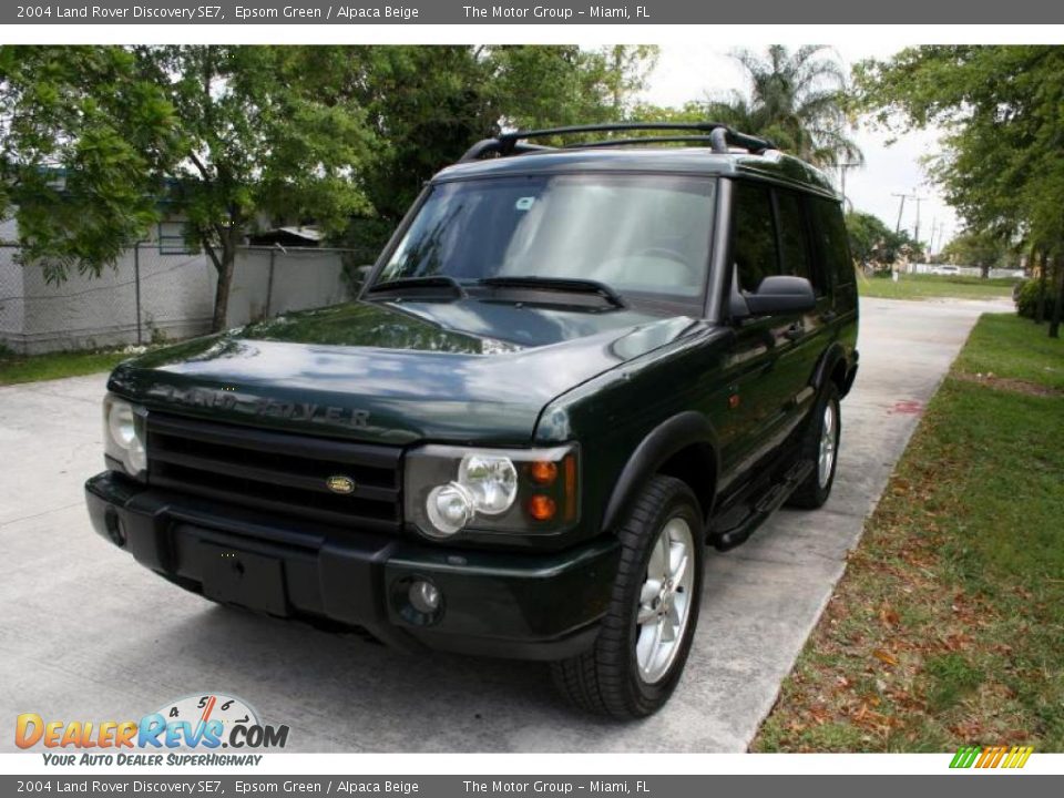 2004 Land Rover Discovery SE7 Epsom Green / Alpaca Beige Photo #16