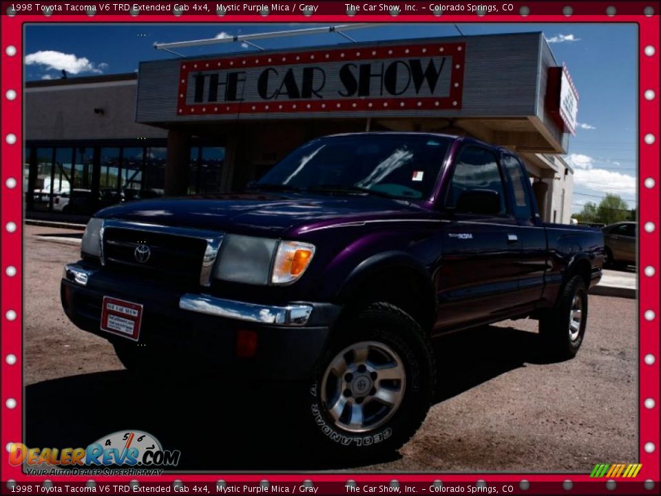 1998 Toyota Tacoma V6 TRD Extended Cab 4x4 Mystic Purple Mica / Gray Photo #1