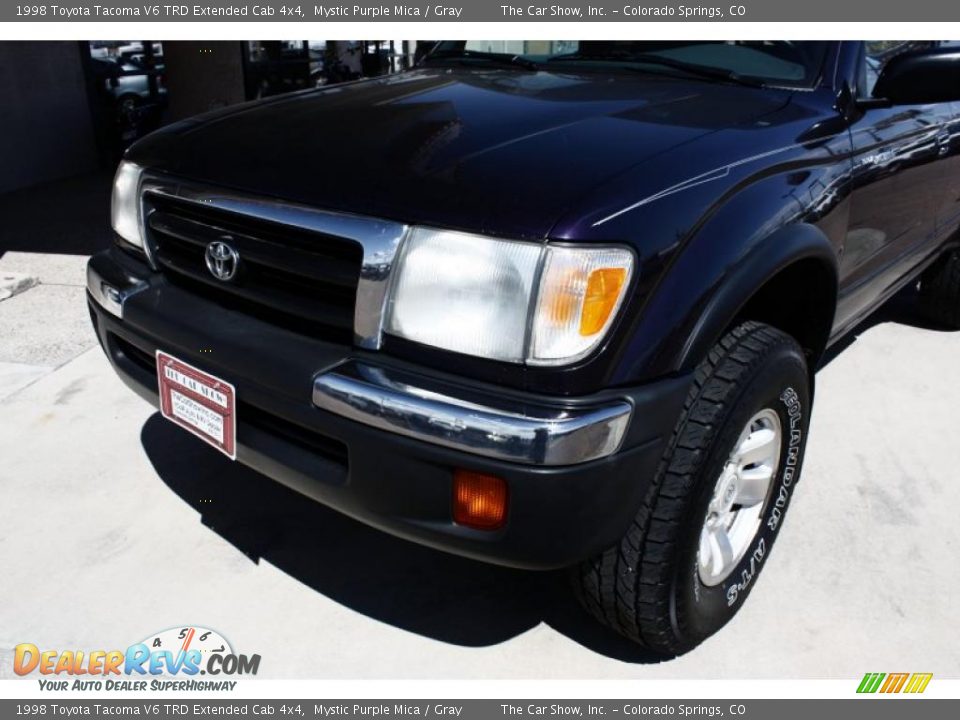 1998 Toyota Tacoma V6 TRD Extended Cab 4x4 Mystic Purple Mica / Gray Photo #15