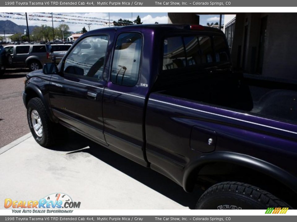 1998 Toyota Tacoma V6 TRD Extended Cab 4x4 Mystic Purple Mica / Gray Photo #19