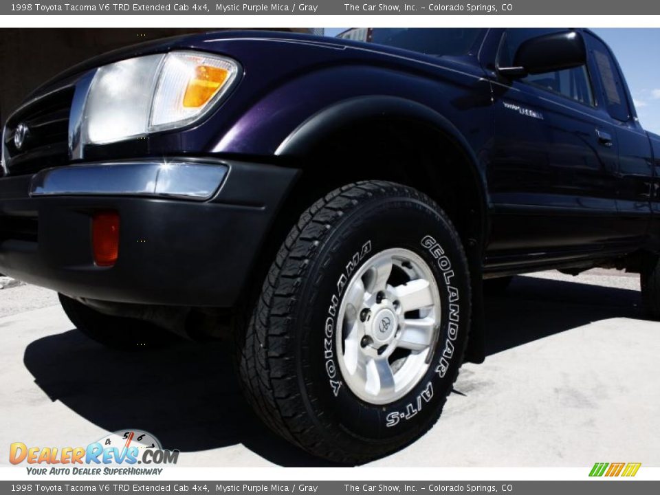 1998 Toyota Tacoma V6 TRD Extended Cab 4x4 Mystic Purple Mica / Gray Photo #20