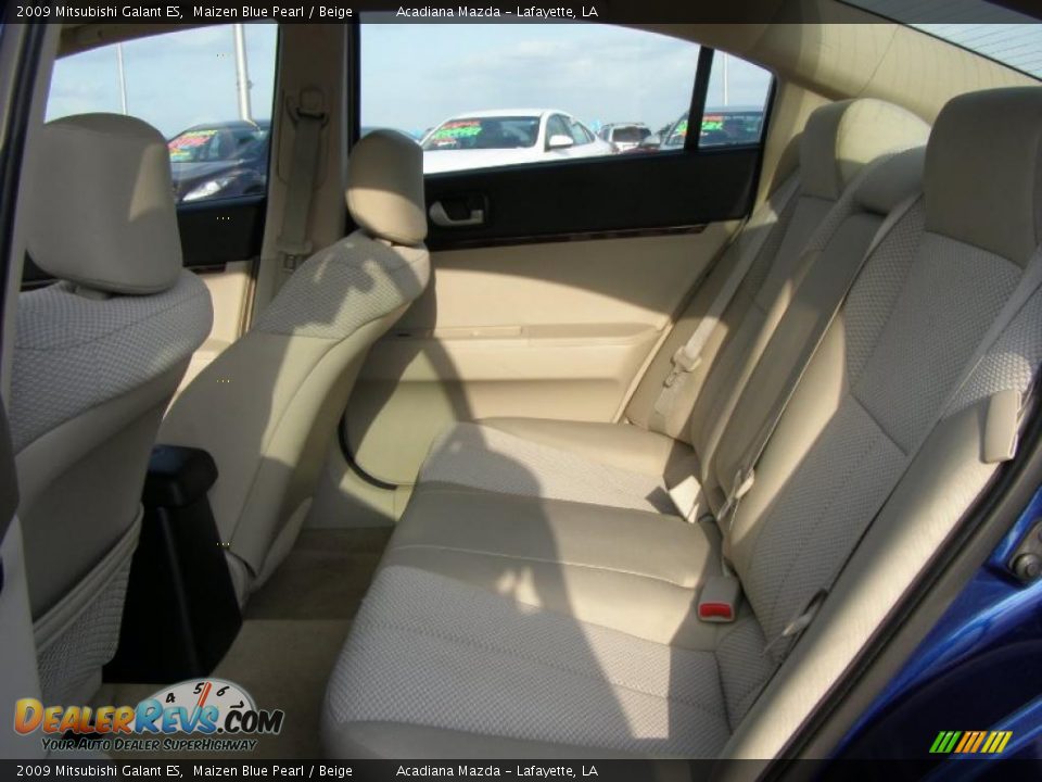 2009 Mitsubishi Galant ES Maizen Blue Pearl / Beige Photo #10