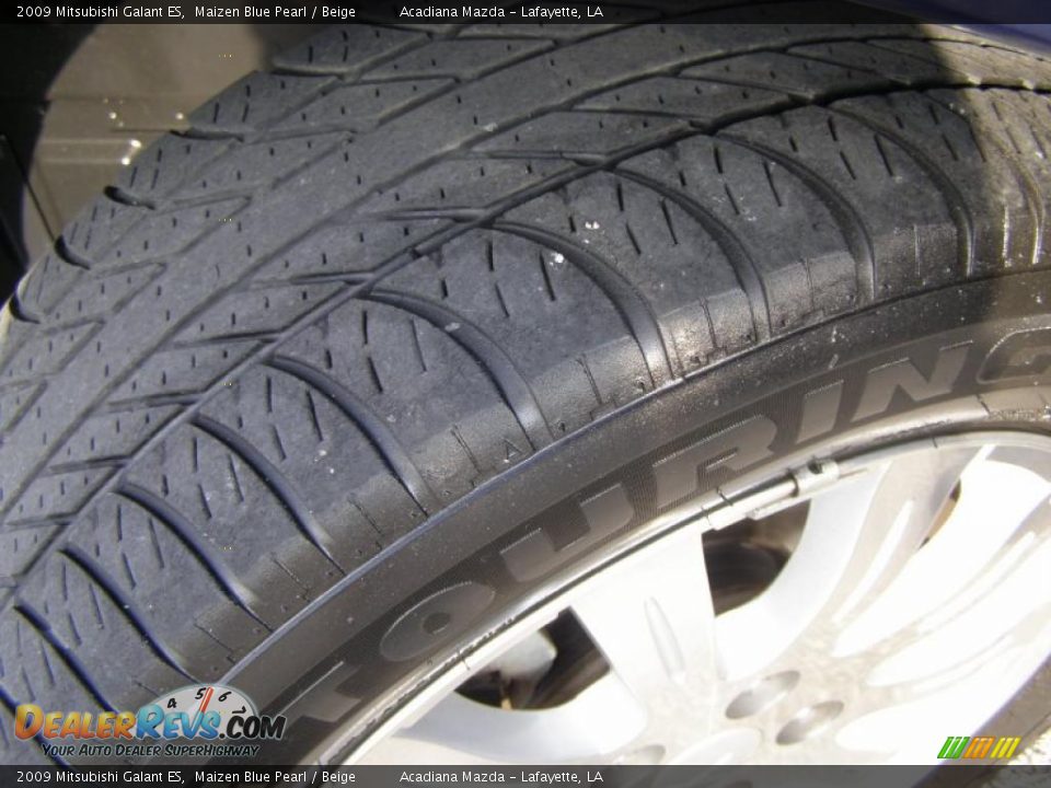 2009 Mitsubishi Galant ES Maizen Blue Pearl / Beige Photo #12