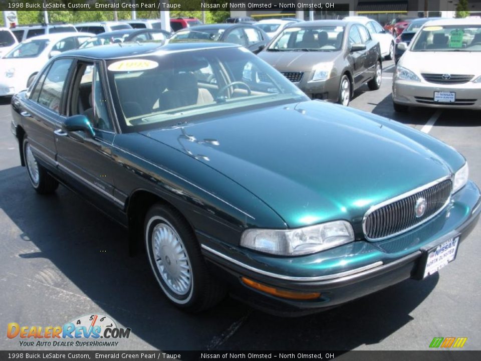 1998 Buick LeSabre Custom Emerald Green Pearl / Taupe Photo #3