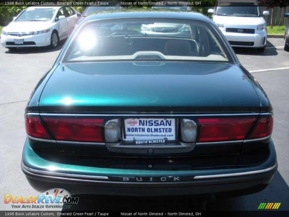 1998 Buick LeSabre Custom Emerald Green Pearl / Taupe Photo #6