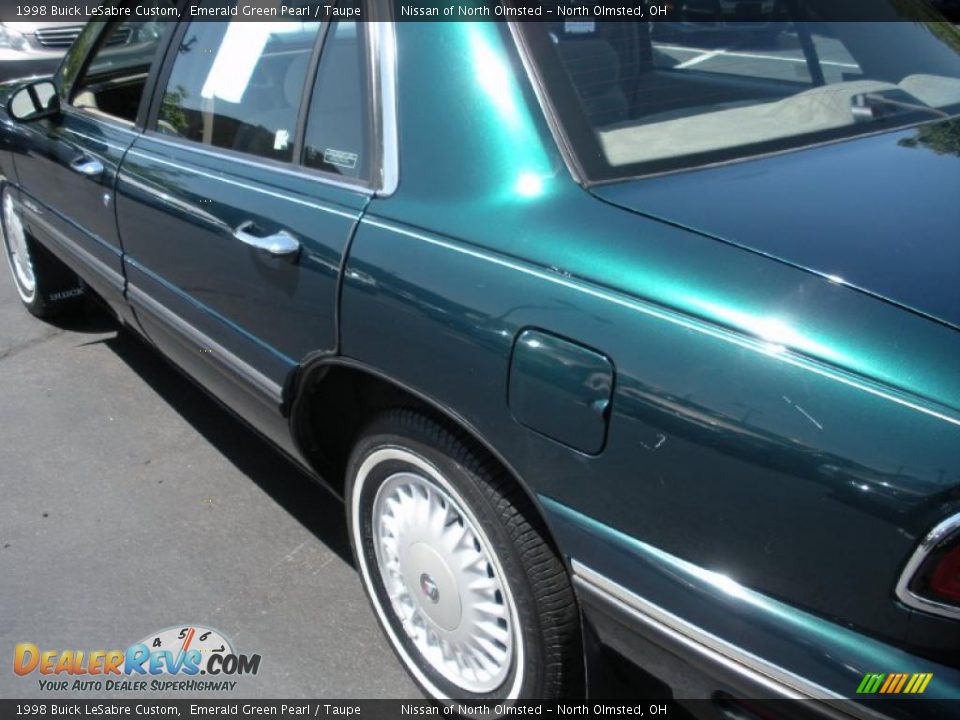 1998 Buick LeSabre Custom Emerald Green Pearl / Taupe Photo #7