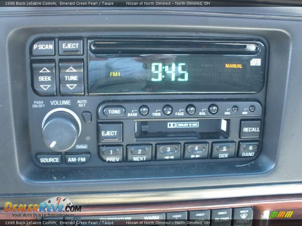 1998 Buick LeSabre Custom Emerald Green Pearl / Taupe Photo #15