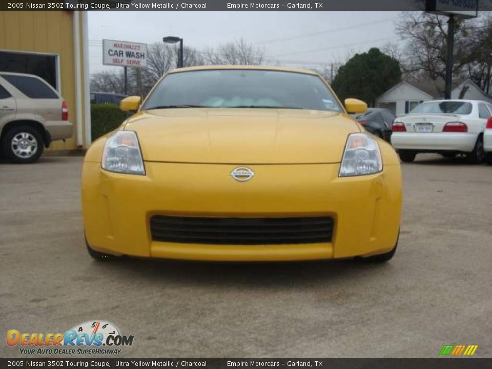 2005 Nissan 350Z Touring Coupe Ultra Yellow Metallic / Charcoal Photo #2