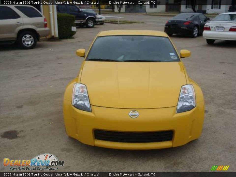 2005 Nissan 350Z Touring Coupe Ultra Yellow Metallic / Charcoal Photo #3